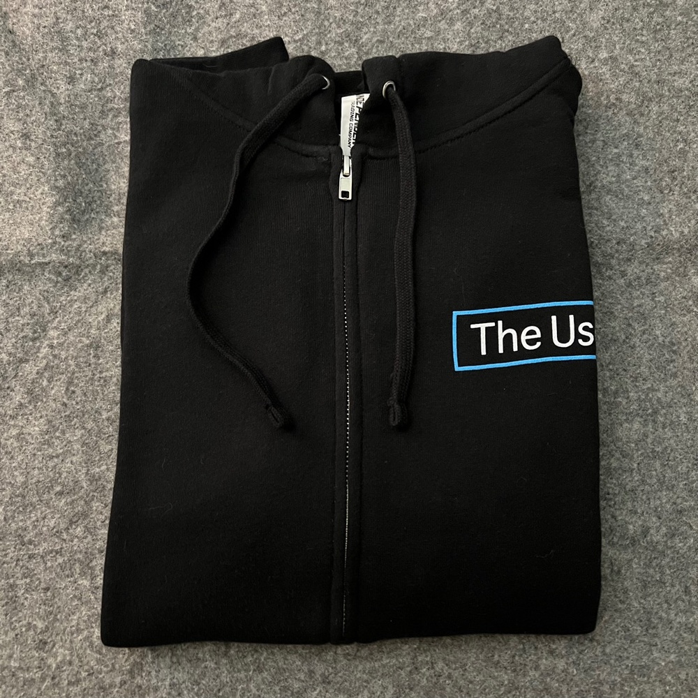 THE USED The Canyon Black Zip-Up Tour Hoodie MEDIUM - Picture 8 of 8
